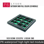 Наружная Светодиодная панель RGB P6 32x2 пикселя, видео панель, высокое качество