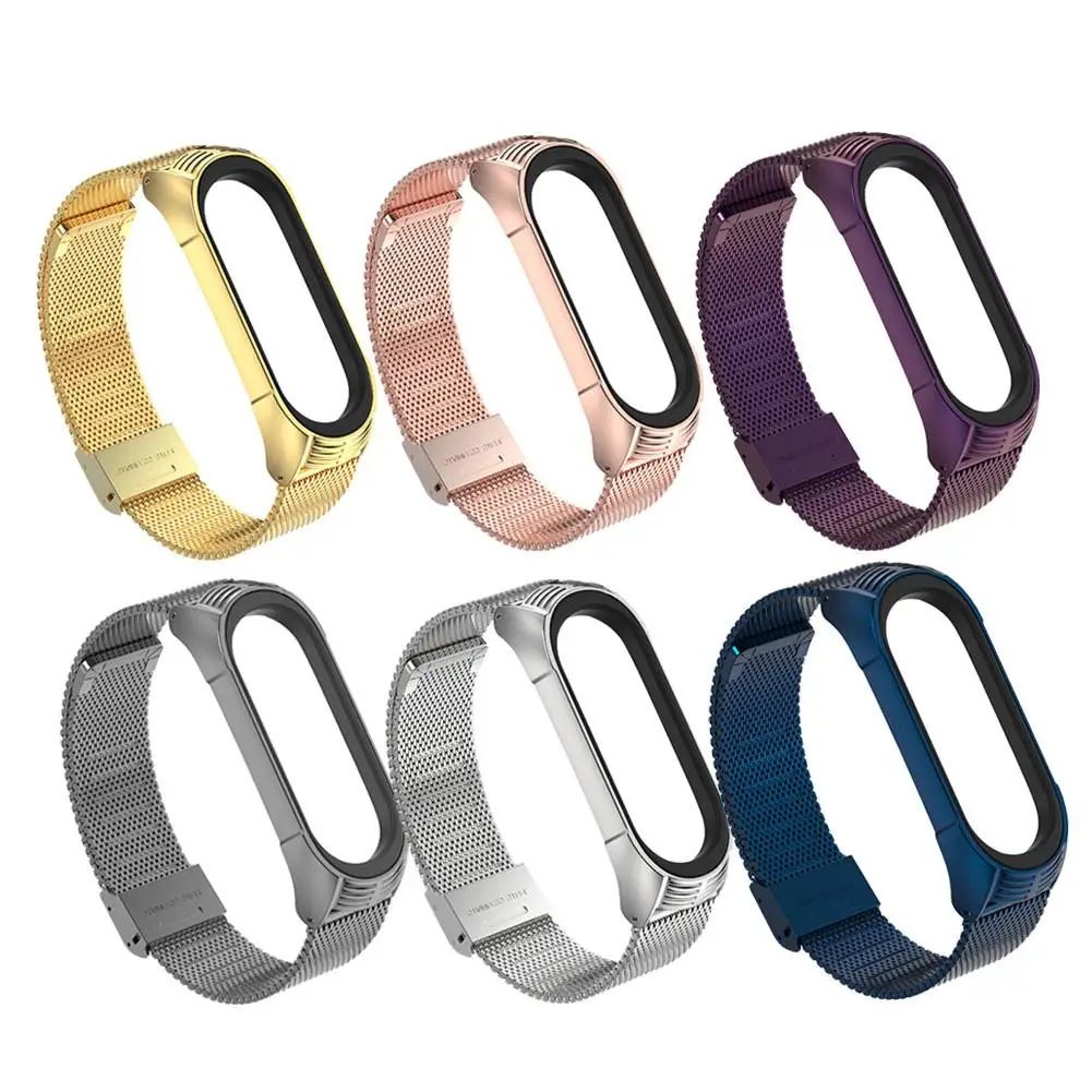 Для mi Band 4 металлический ремешок для Xiao 3 World NFC lan браслет на запястье часов Высокое