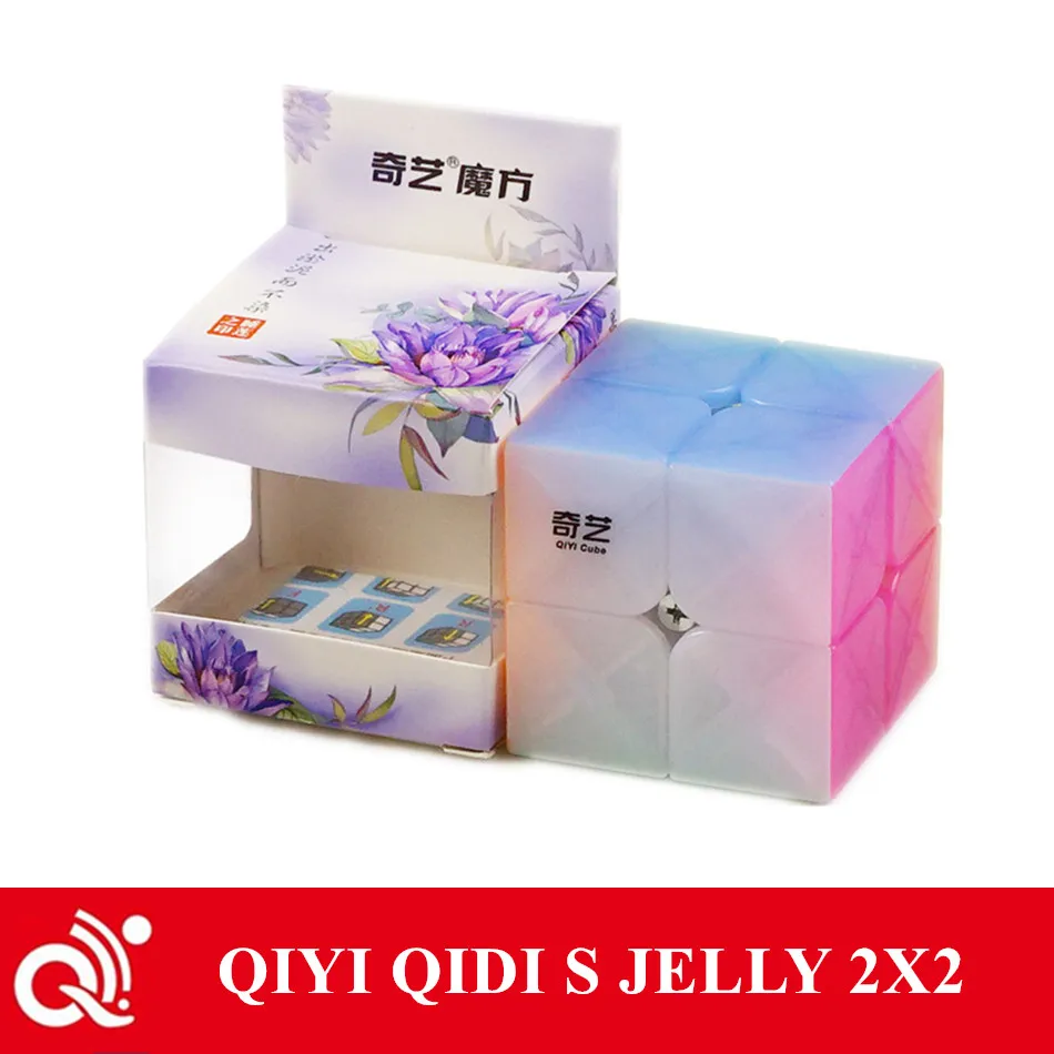 

Qiyi Qidi S 2x2 Magic Cube Puzzles Stickerless Puzzle Cube Smooth 2x2x2 Magic Cubes 2by2 Speed Cube Toys Gifts for Kids Gift