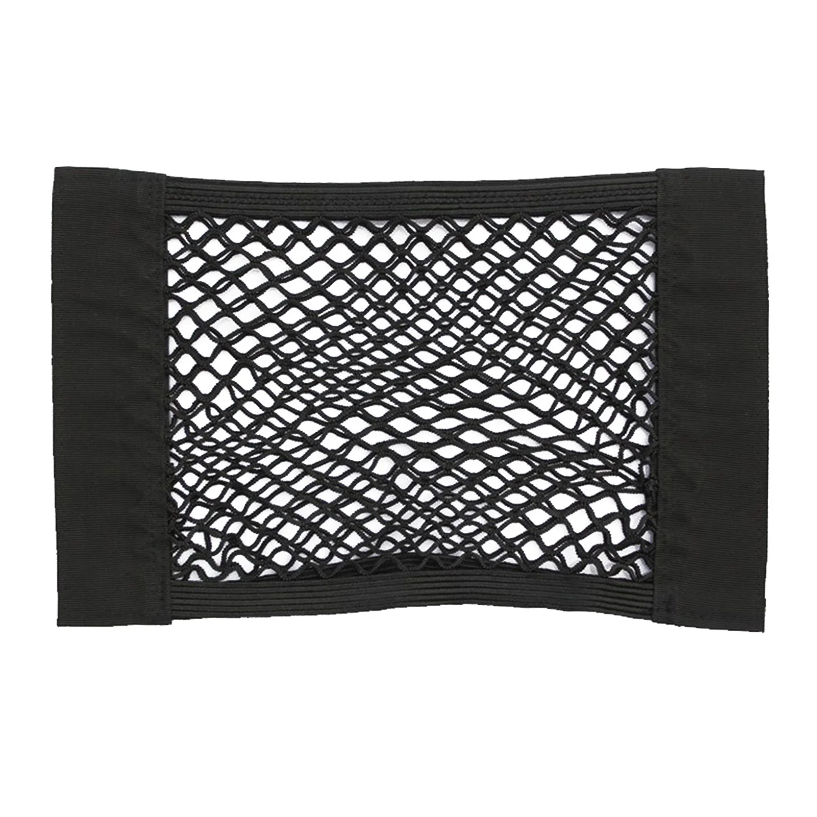 

50/60/80X25cm Car Back Rear Trunk Seat Elastic String Net Magic Sticker Mesh Storage Bag Pocket Cage Auto Organizer Seat Back