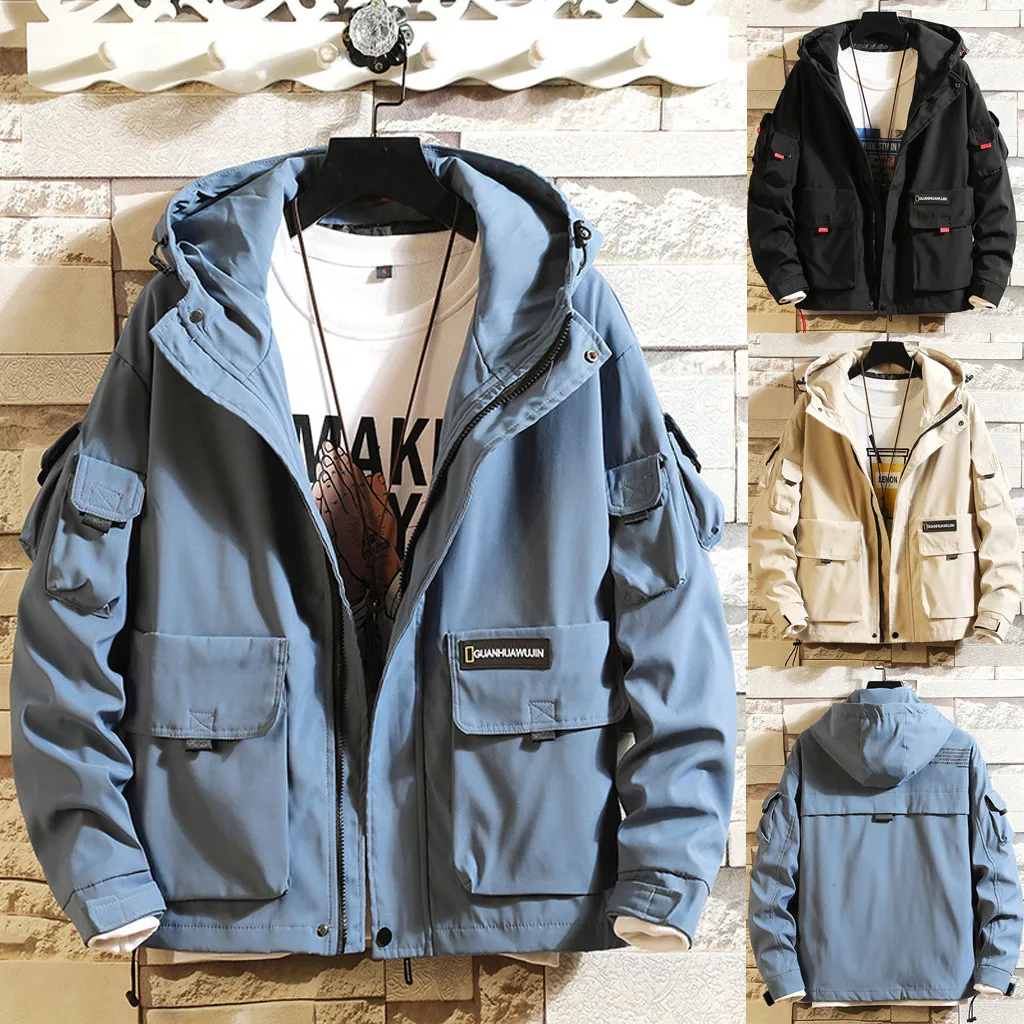 JAYCOSIN мужская куртка Осень Зима Повседневная модная Лоскутная Толстовка мульти