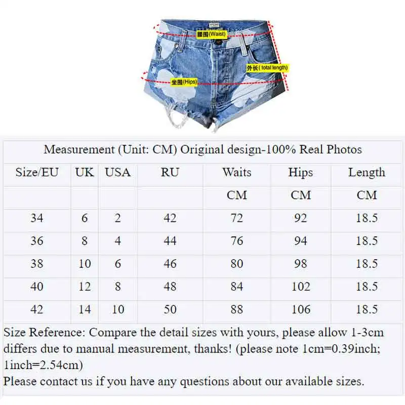 Европейский Стиль Звезды Печати Женщины Шорты Мода Изношенные Кисточкой