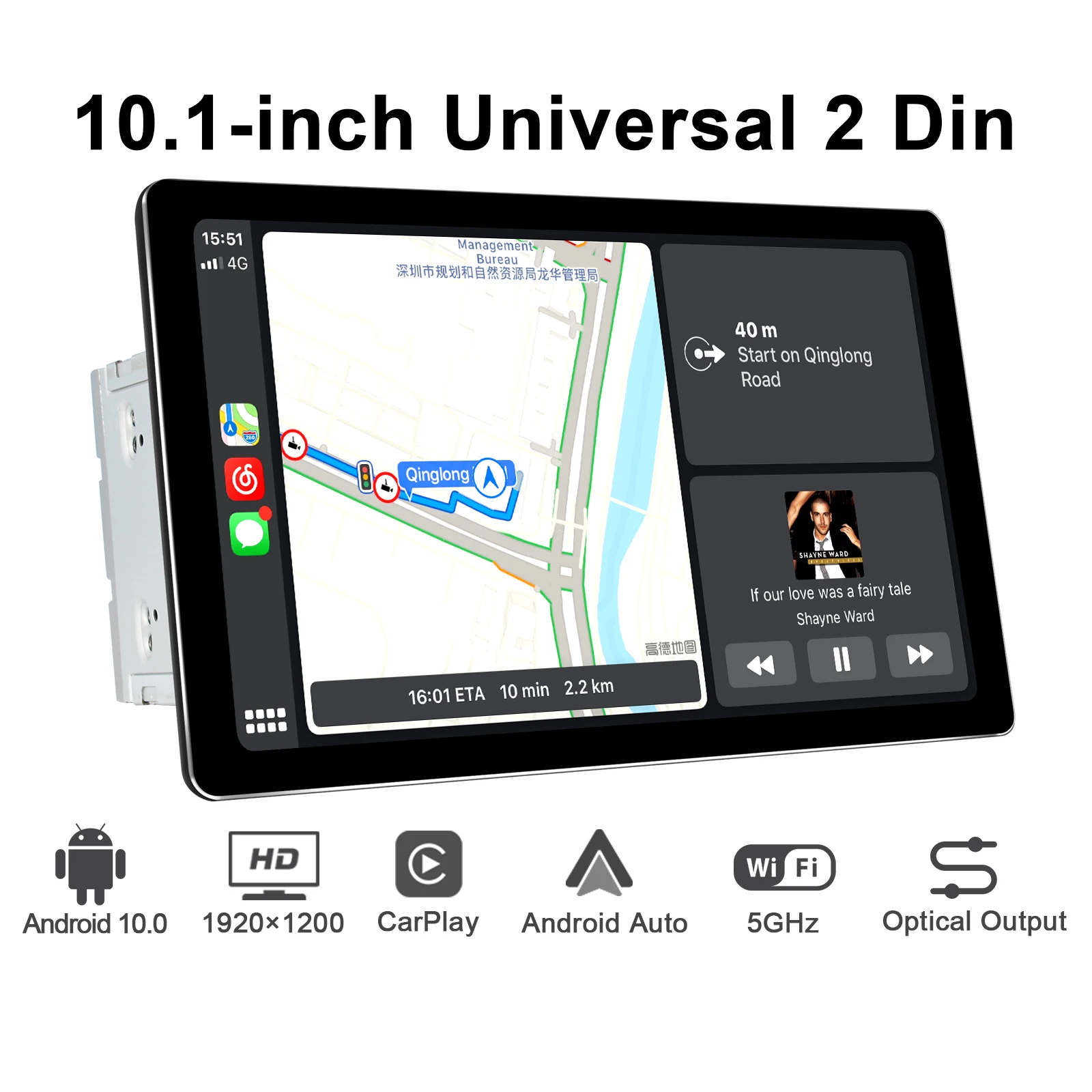 저렴한 신제품 10 인치 Autoradio 2 딘 자동차 라디오 스테레오 HD 1920*1200 6 기가 바이트 128 기가 바이트 헤드 유닛 멀티미디어 무선 Carplay 안드로이드 자동