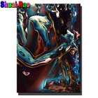 Алмазная живопись 5D сексуальная пара абстрактная Красочная любовь вышивка крестиком полная квадратная мозаика Алмазная вышивка день Святого Валентина Декор