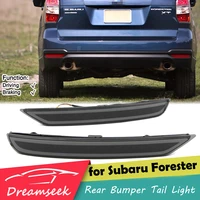 led reflector rear bumper tail light for subaru forester 2008 2009 2010 2011 2012 2013 2014 2015 2016 2017 2018 brake lamp smoke