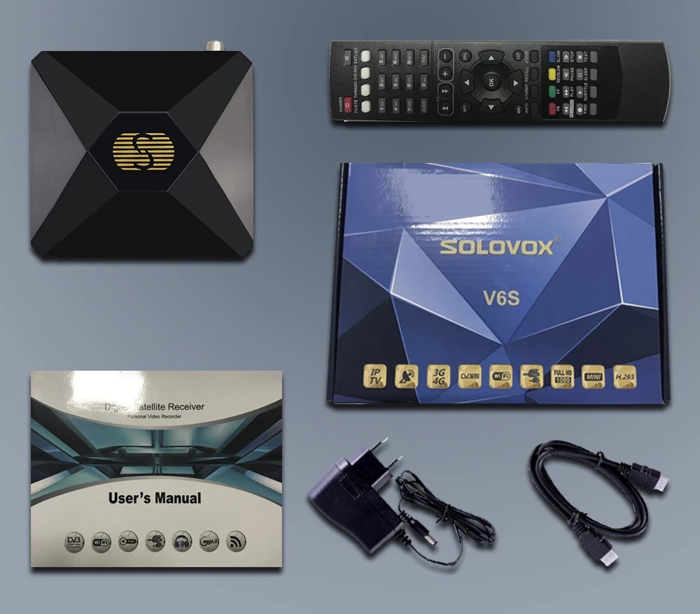 SOLOVOX V6S спутниковый ТВ приемник DVB-S2 IP ТВ Поддержка M3U CCCAM Xtream Stalker для ЕС Fr Великобритания США Европейский ip ТВ плюс CCCAM