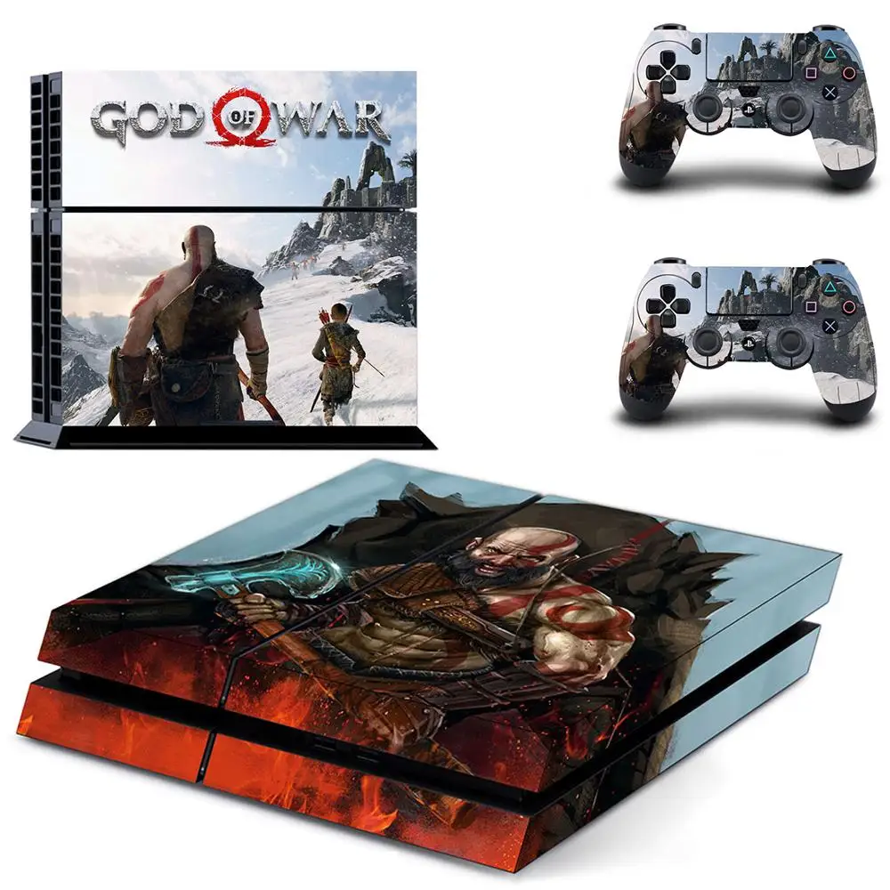 Виниловая наклейка для консоли и контроллеров PS4 Game God of War PlayStation 4 PS4|Наклейки| |