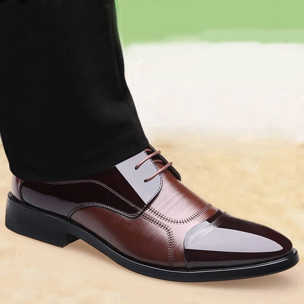 

Men Dress Shoes Plus Size Leather Wedding Business Formal Elegant Luxury Designer Office Social Formal Shoes Men May25