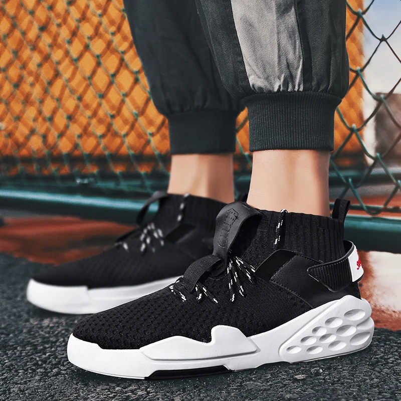 Весенне-осенняя мужская обувь кроссовки 2019 дышащая для спорта модная сетчатая