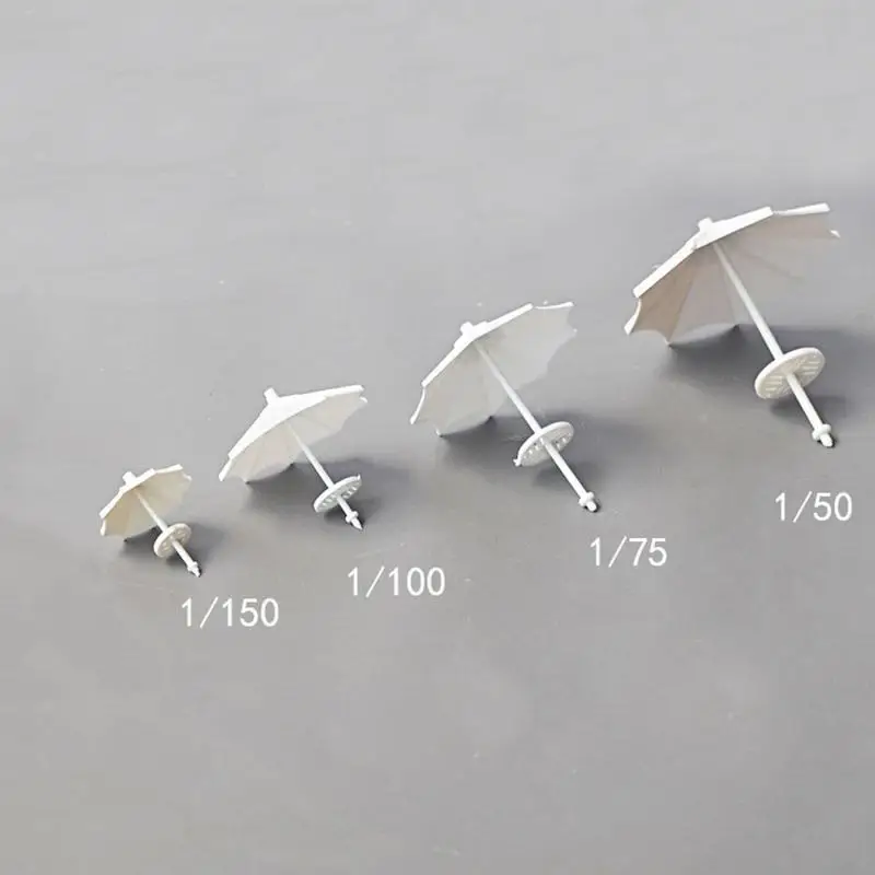 

1:25 1:100 1:150 1:50 1pcs DIY parasol Model Train Model Common Plastic Vertical Railway Umbrella Gifts V7W7