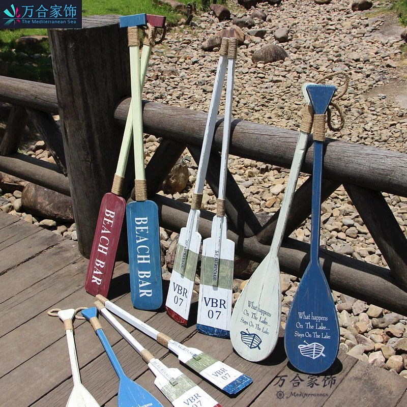 Море висячие украшения Woodiness весла бар корабль целлюлозы украшение стены