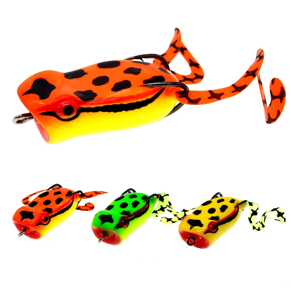 

Приманка-карандаш с двойным крючком, волна, лягушка, черная рыба