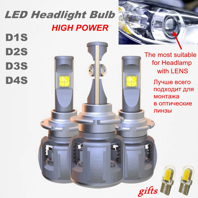 D1S D2S D3S D4S автомобисветодиодный светодиодсветильник фары H7 H4 H11 9005 9006 9012 HB3 HB4 H1