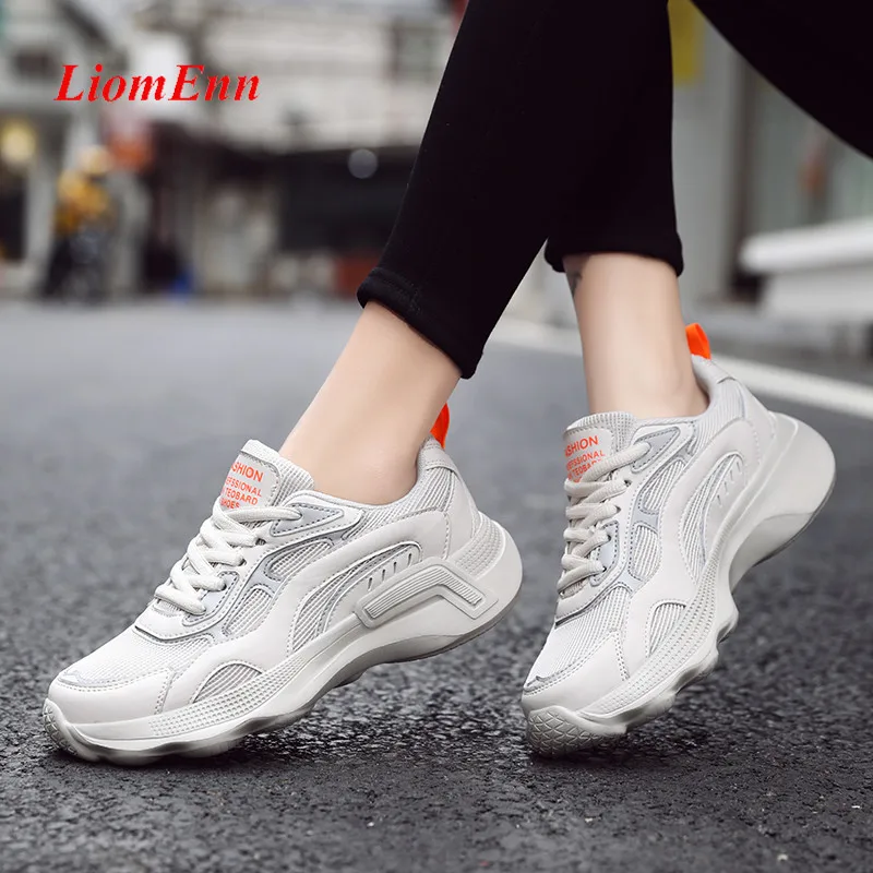 

2021 Spring Women's Sneakers Women Sport Shoes White Tennis Female Casual Running Shoes trainers Basket Femme Large Size 35-41