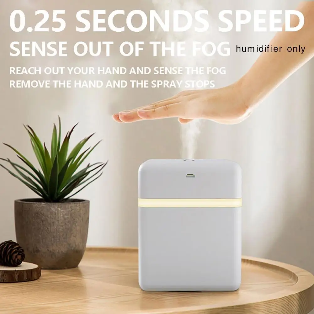 

The New Smart Sensor Desktop Spray Humidifier 600ml Multifunctional USB Humidifier With Silent And Soft Lighting Two Spray Modes