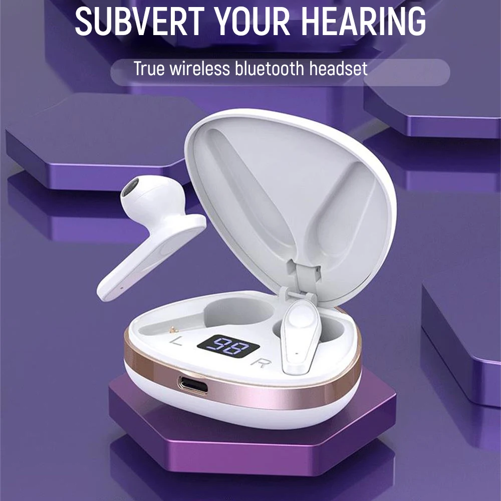 Hifi Lady Беспроводные наушники с зарядным боксом Bluetooth 5 0 Mini 9D Girls стереонаушники