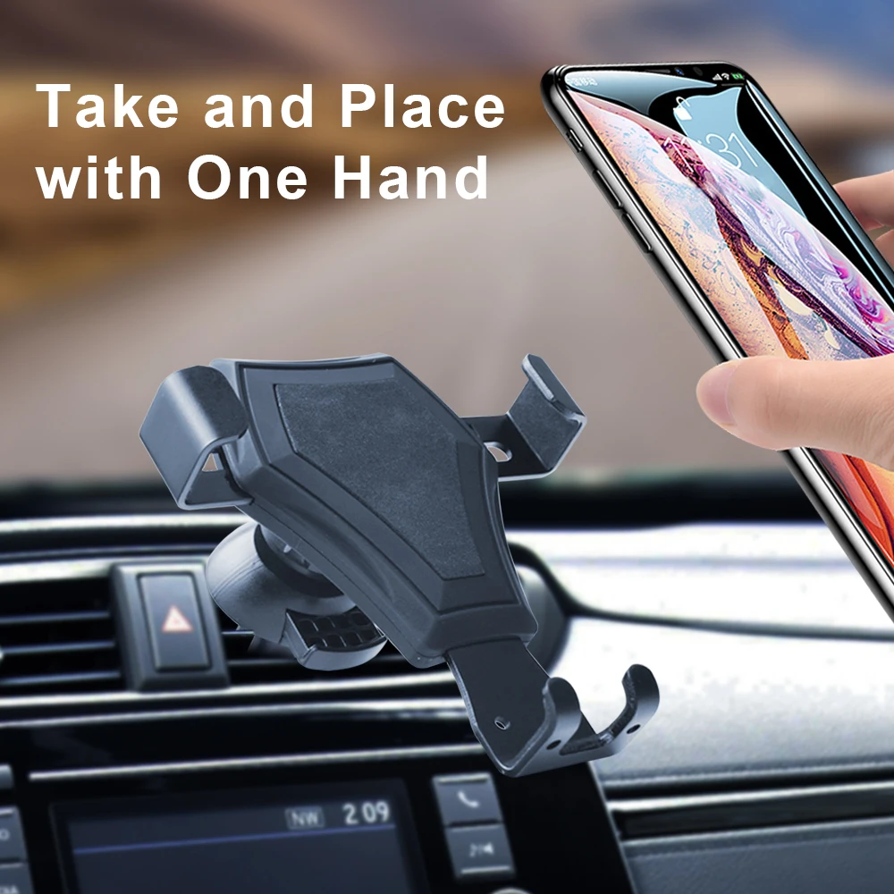 Гравитационный Автомобильный держатель для телефона в автомобиль