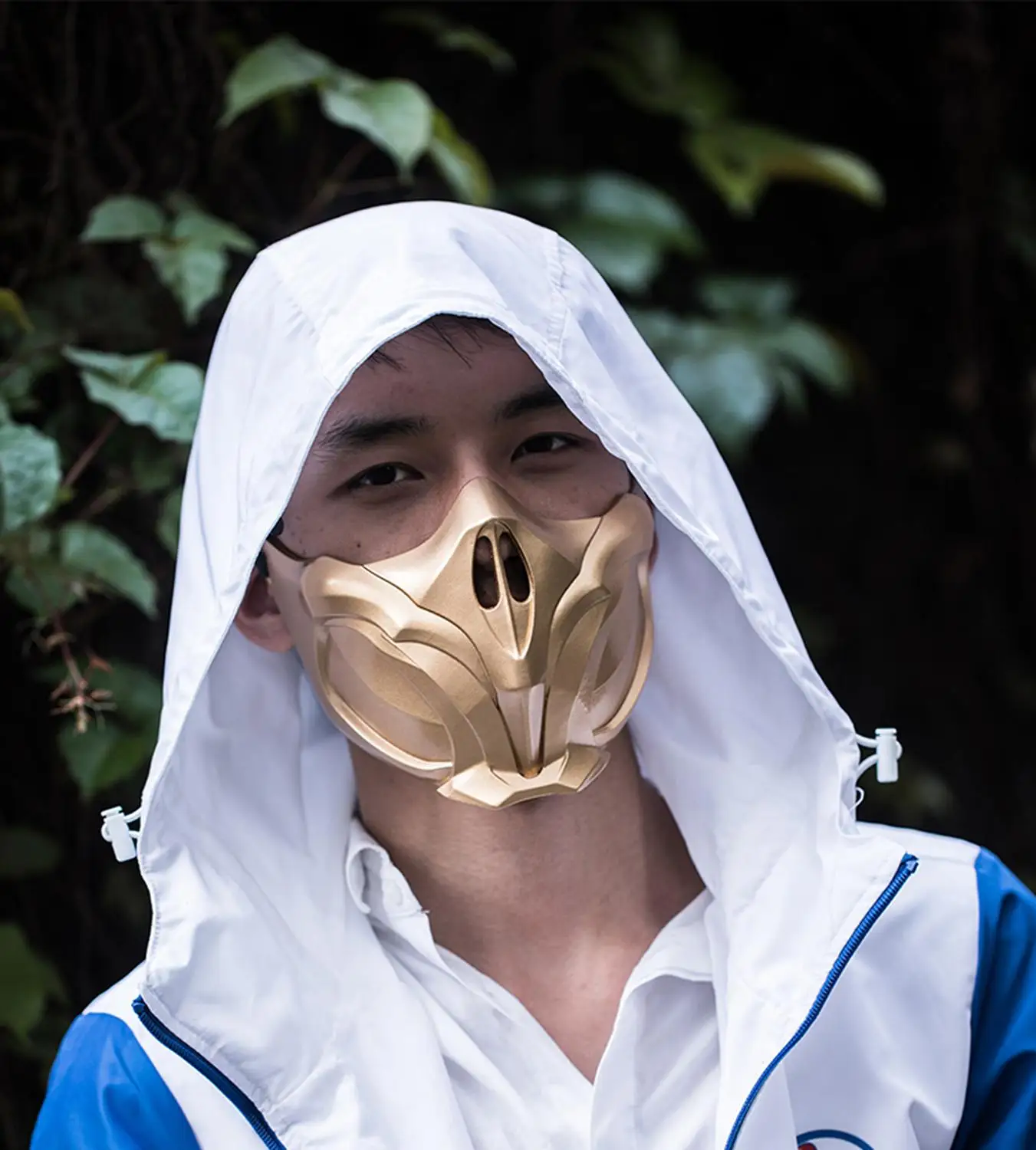 Костюм для косплея Coslive Mortal Kombat 11 Sub Zero Mask реквизит игр MK11 Реплика взрослых|party party