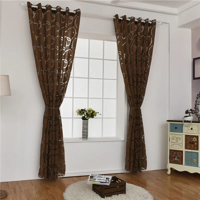 Длинные красивые занавески для гостиной Модные прозрачные Занавески Из вуали