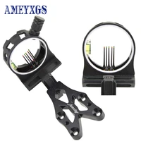1pc professional archery 5 pin bow sight micro adjust cnc aluminum alloy aiming compound bow sights shooting hunting accessories
