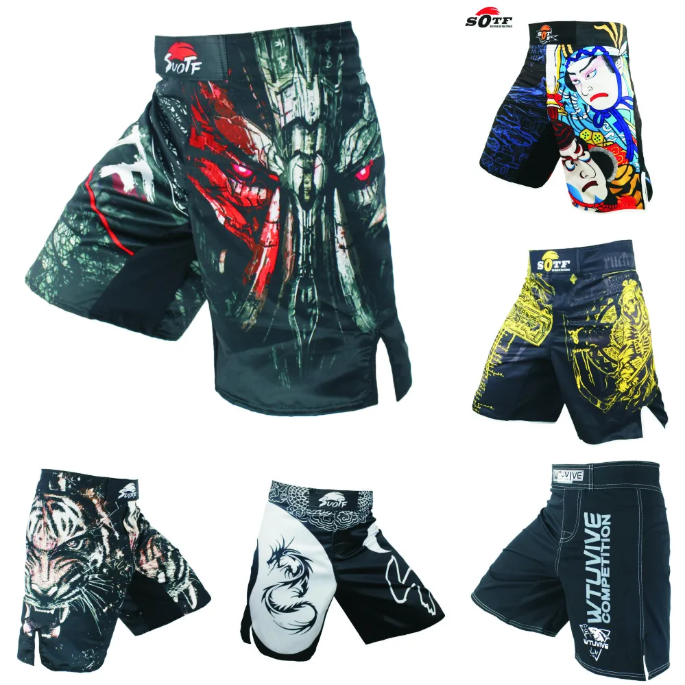 Pantalones cortos de caza para hombre y mujer, pantalón corto de rendimiento técnico, Tiger Muay Thai, Falcon, ropa thai, boxeo, boxeo, MMA