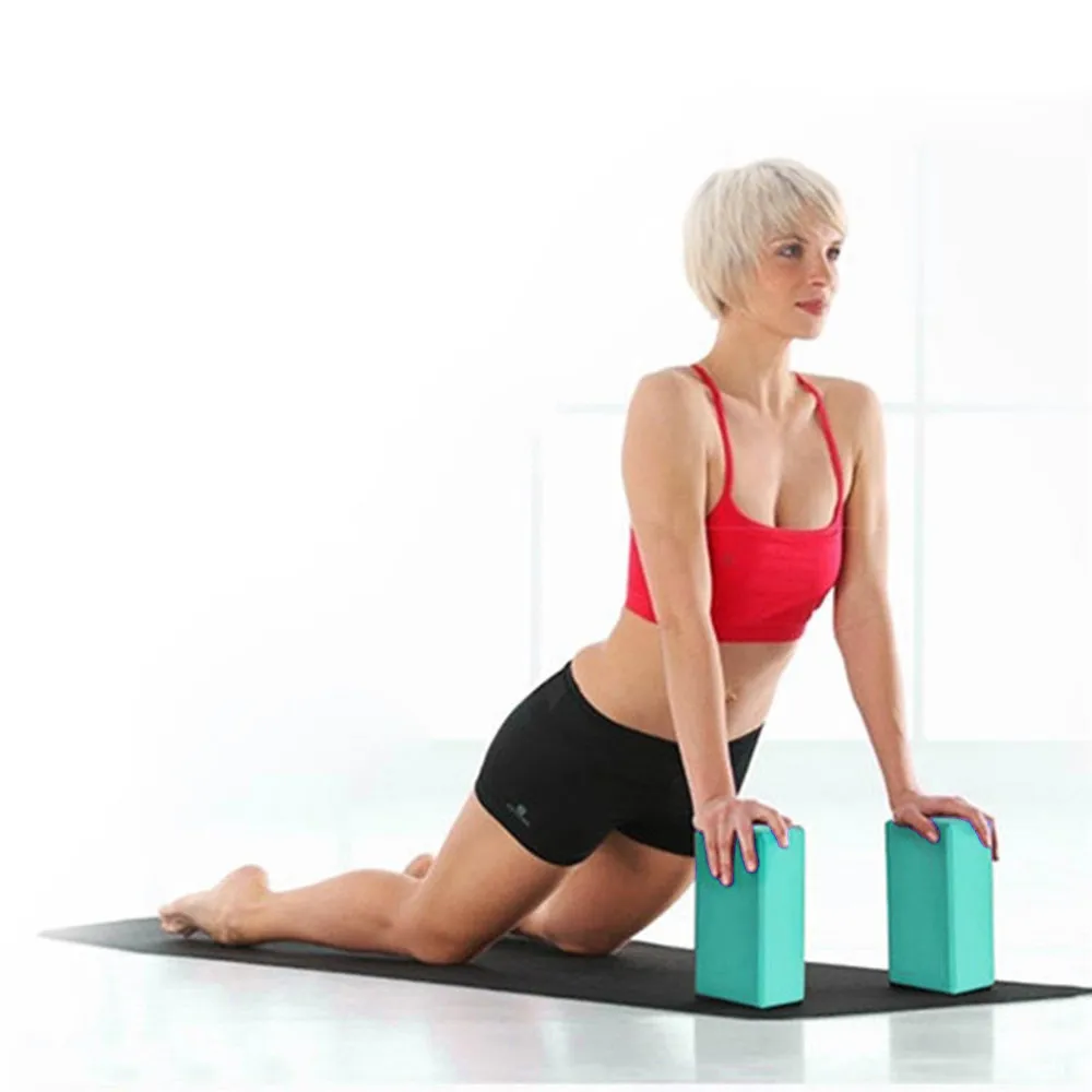 EVA Gym Blocks пена кирпич тренировки упражнения фитнес набор инструмент йога валик