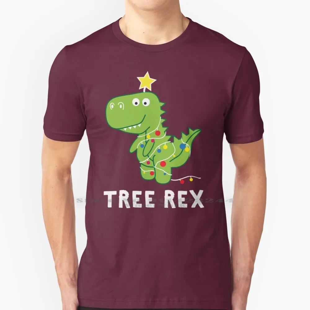 

Funny Christmas Dinosaur Tree Rex T Shirt Cotton 6XL Cute Dinosaur Funny Christmas T Rex Tree Rex Dinosaur Lover Dino Fan