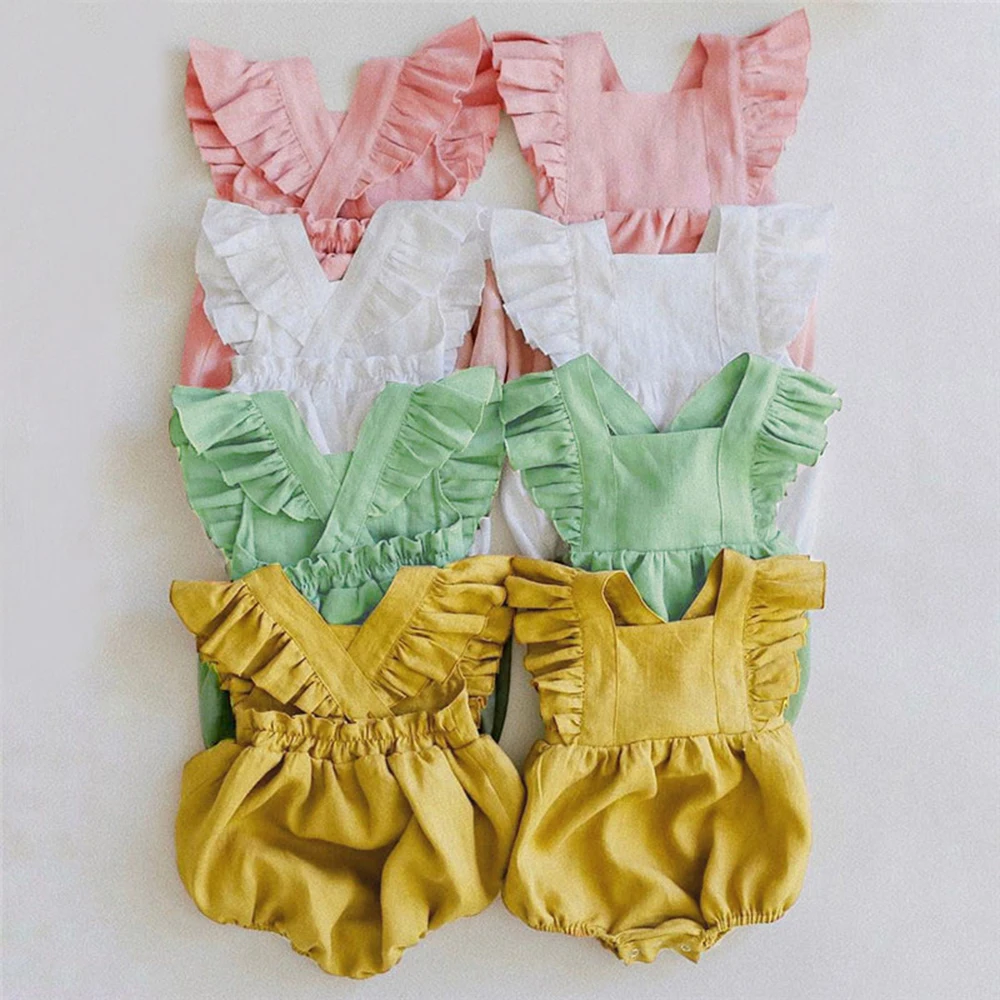 

Hipapa Summer Baby Girls Rompers Ruffles Princess Baby Clothing Bebe Roupas Newborn Baby Clothes Infant Clothing Baby Outfit