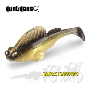 Hunthouse Dark Sleeper Swimbaits Мягкая приманка 3 дюйма 38 унций рыбалка на щуку приманка окунь рыбалка Swimbait jig leurre