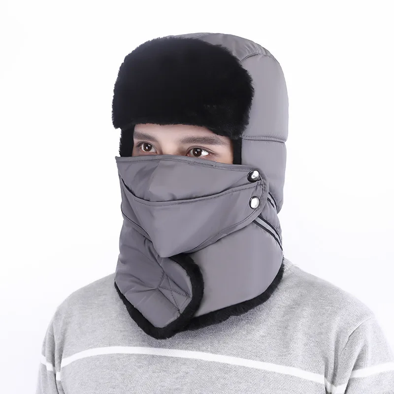 Мужские и женские зимние велосипедные шапки Новая Корейская версия