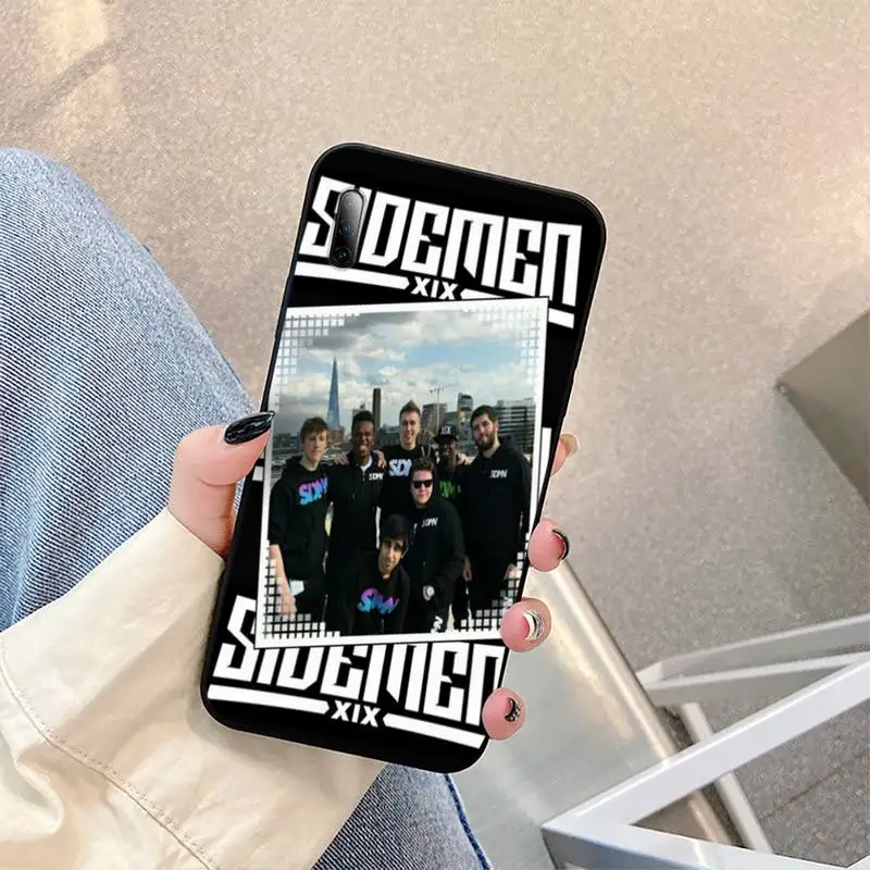 

Design Sidemen Logo Phone Case For Samsung S note S10E 6 7 8 9 10 20 plus edge lite Cover Fundas Coque