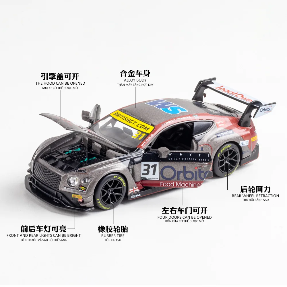 1:32 литья под давлением модель автомобиля сплава отступить Металлический