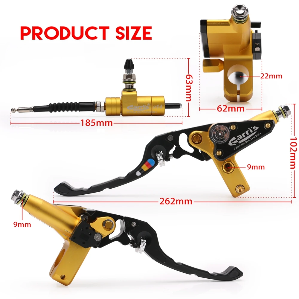 Универсальный тормозной насос для мотоцикла рычаг с регулируемой ручкой