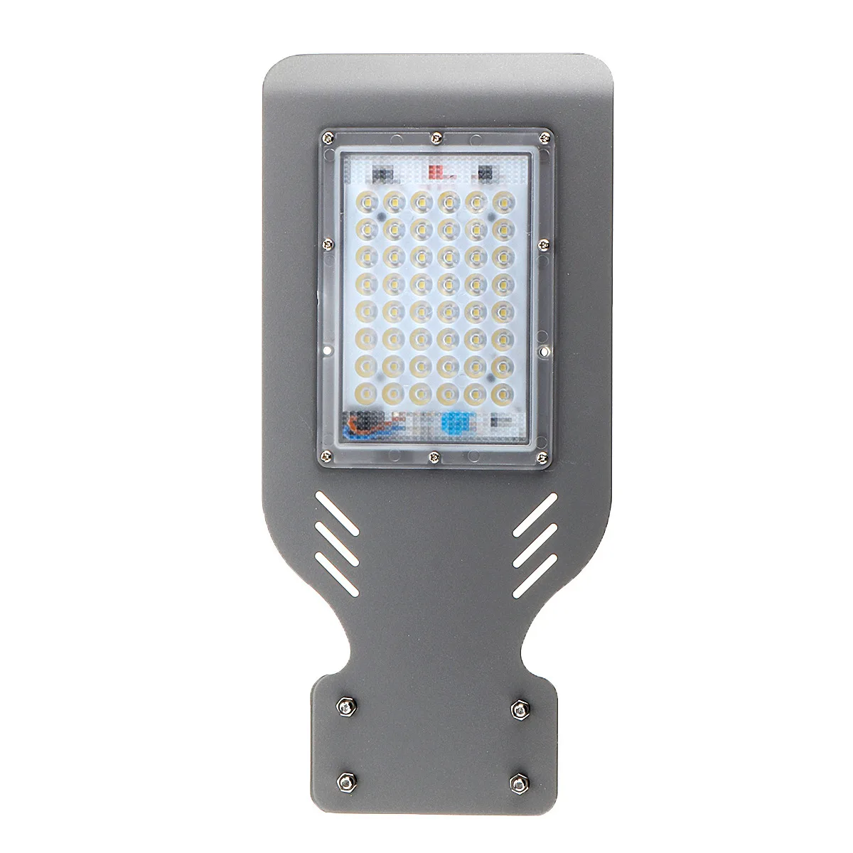 Gray 50/100W 220V 48 светодиодный настенный светильник Водонепроницаемый IP65 уличные фонари сад шоссе парковки двор промышленного освещения дороги - Испускаемый цвет: Gray