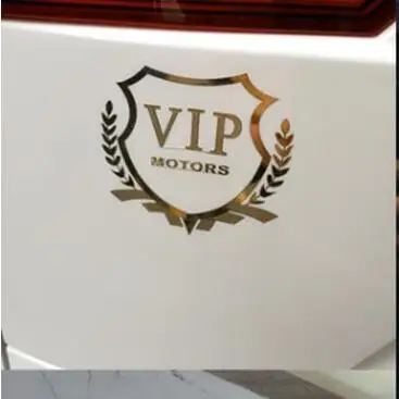 1 шт. VIP MOTORS логотип металлический никелевый автомобиля стикер наклейка