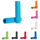 BMX горный велосипед Скутер велосипедная ручка резиновая Мягкая прочная Антибактериальная Нескользящая ручка 10 цветов