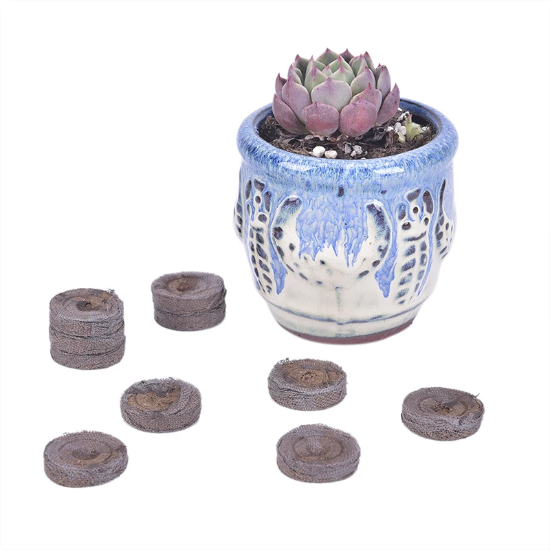 

20PCS / 5PCS 30mm Peat Pellets Seed Starting Plugs Seeds Starter Pallet Seedling Soil Block Professional Tool Easy To Use