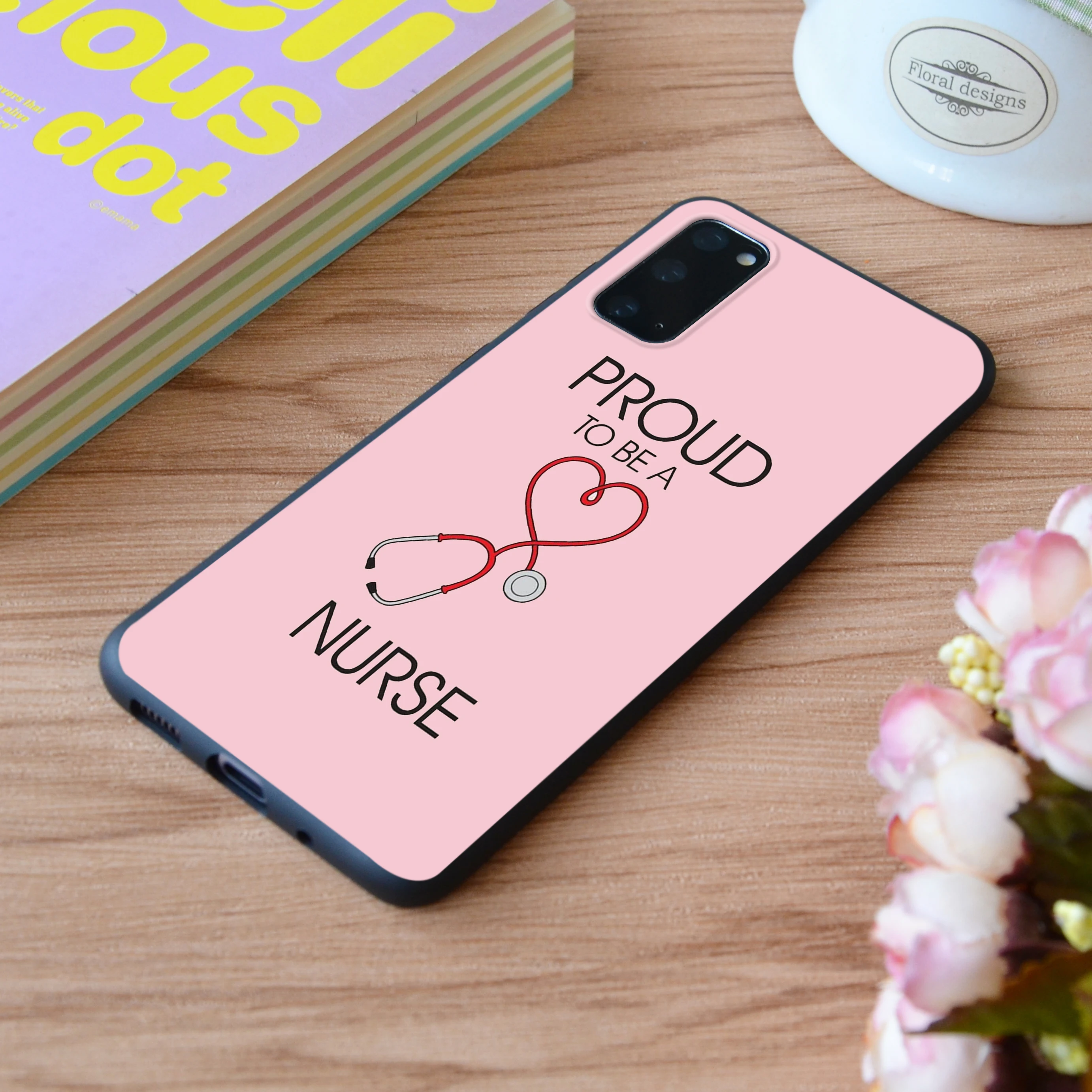 

For Samsung Proud To Be A Nurse Print Soft Silicone Matt Case TPU Cover Galaxy S Note M and Galaxy A