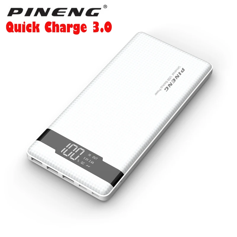 Внешний аккумулятор PINENG PN 961 10000 мАч/PN 962 20000 мАч с двумя USB-портами - купить по