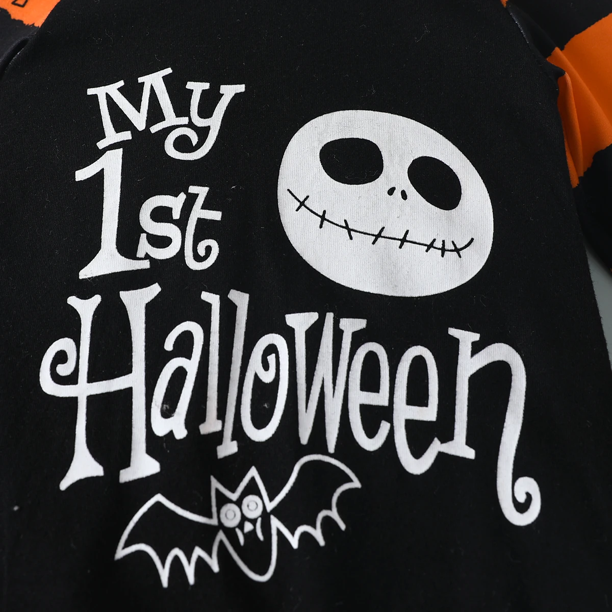

Christmas Halloween Baby Girls Boys 0-12M Romper Long sleeve Hooded Clothes Autumn Kids Romper O-Neck Letter Print