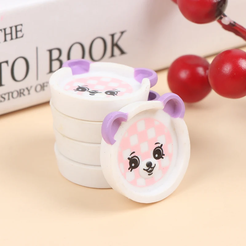 

5 шт./компл. красочные кухонные игрушки, обеденные тарелки для кукольного домика, прочные мини-блюда, посуда, Миниатюрные аксессуары для куко...