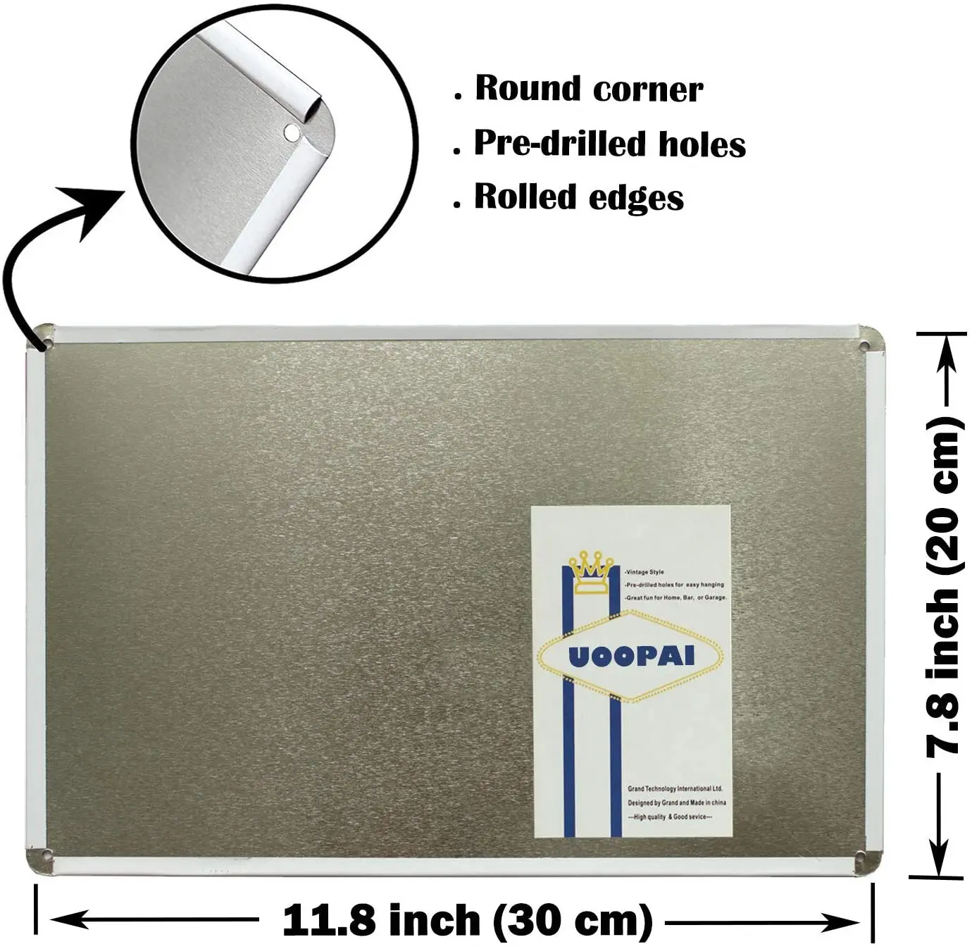 

Welcome to My Kitchen Metal Tin Sign, Vintage Plate Plaque