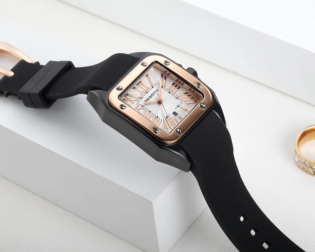 Top Brand Square Roman Men Watches Classic Retro Simple Waterproof Quartz Sports Silicone Lover Wristwatch Relogio Masculino | Наручные