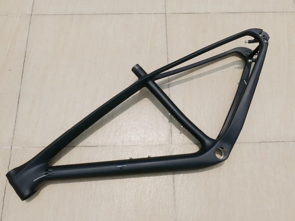 Абсолютно Полный глянцевый углепластиковый коврик 29ER горный велосипед MTB BSA/BB30 Рама 1"(L) QR 135*9 мм
