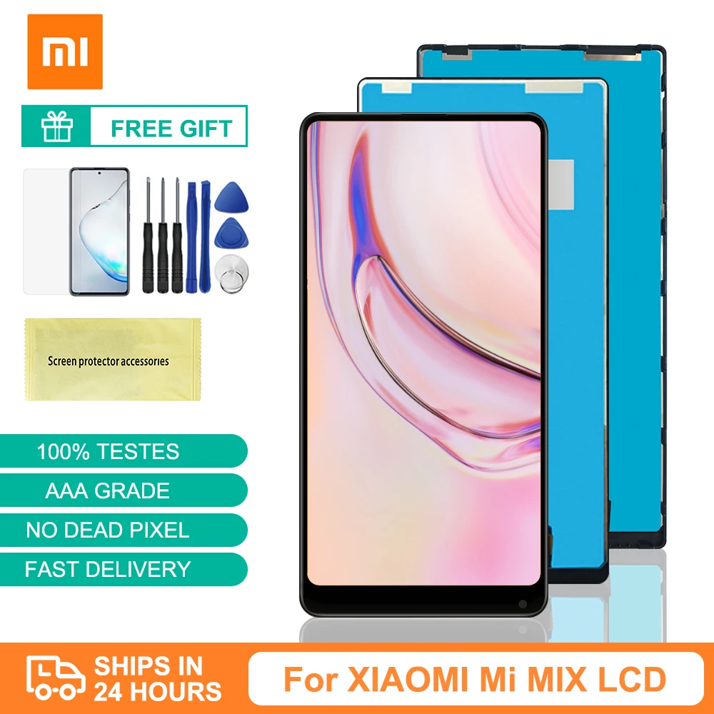 

ЖК-дисплей SUPER AMOLED для Xiaomi Mi Mix, сенсорный экран с дигитайзером в сборе и рамкой для Xiaomi MIX, сменный экран дисплея