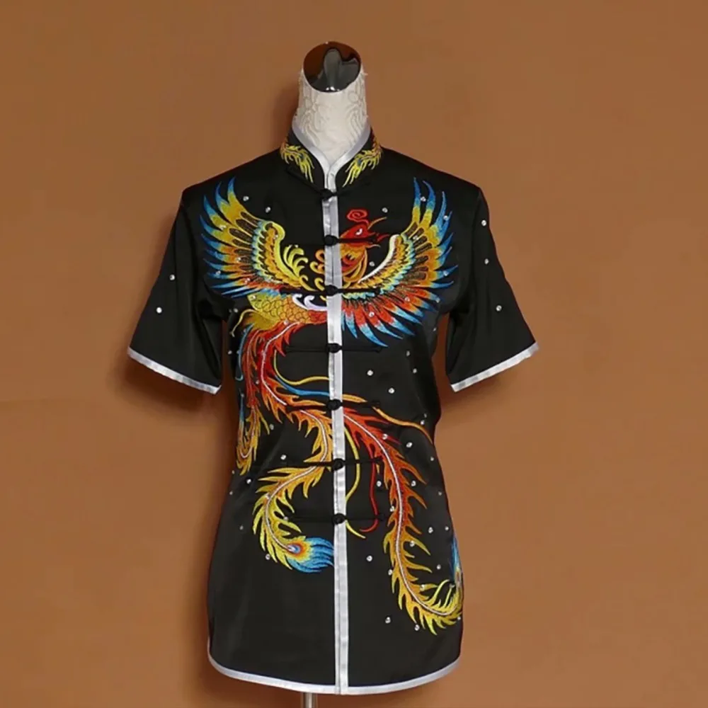 Униформа для соревнований по боевым искусствам wushu taichi одежда тайцзи с вышивкой