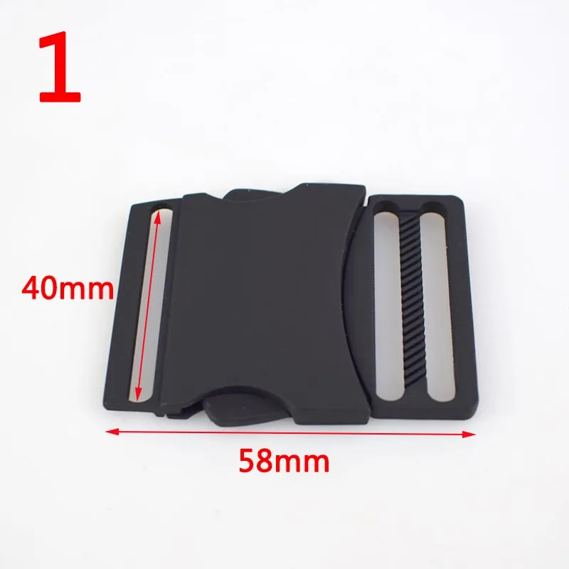 Meetee 2 шт. 40 мм металлические пряжки двойной регулируемый боковой ошейник для