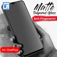 no fingerprint full cover matte tempered glass for oneplus nord n200 7t 6t 8t screen protector for one plus 9r 5 6 frosted glass
