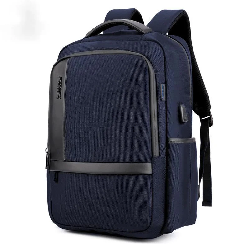 

18 inch new backpack men's business laptop bag external usb backpack waterproof travel men's backpack