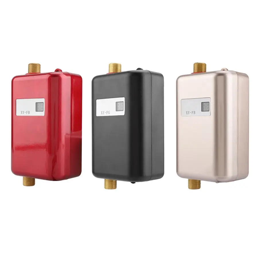 

3800W Electric Water Heater Digital Instantaneous Tankless Water Heater Kitchen Bathroom Shower Instant Water Heated 220V